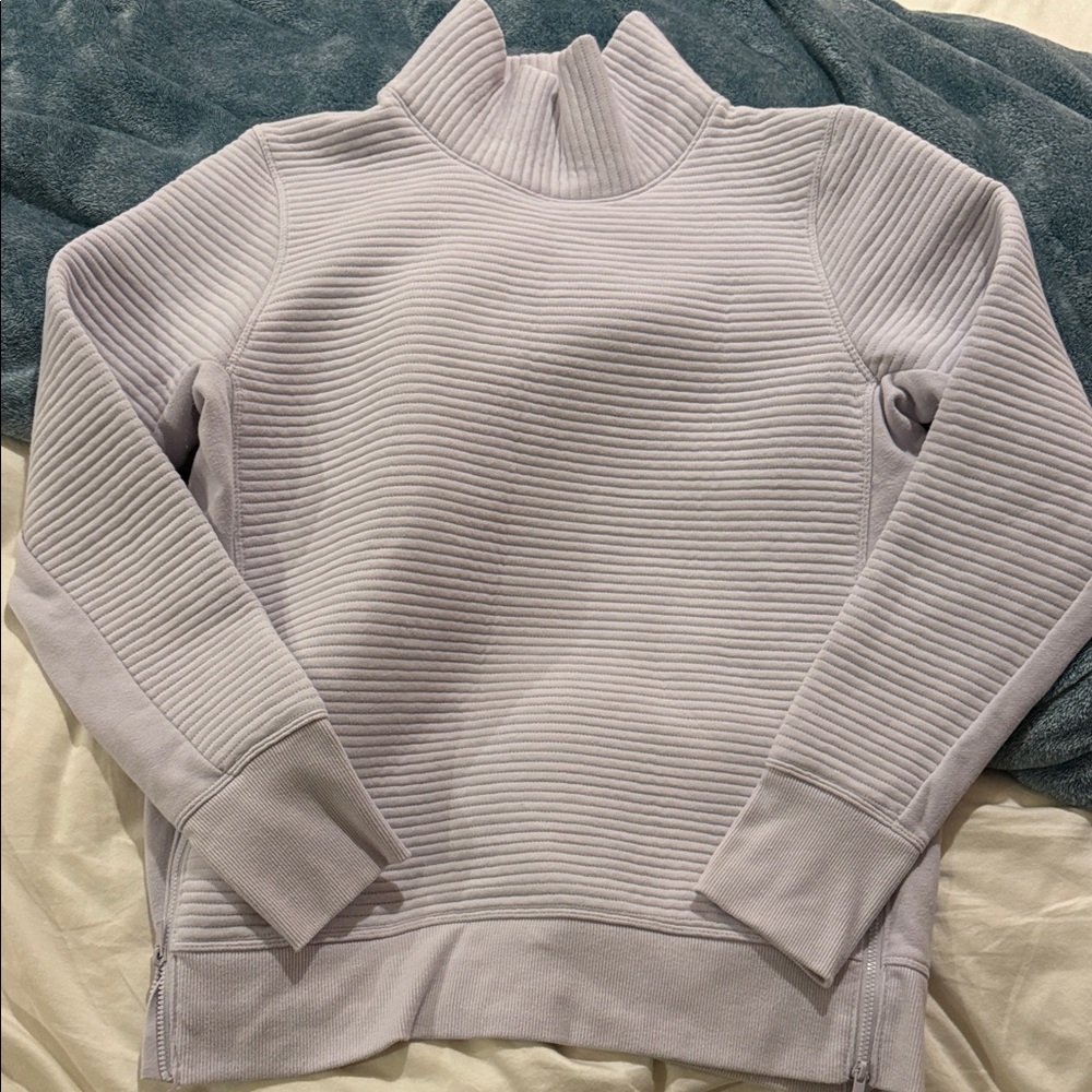 All in Motion Women's Soft Lilac Turtleneck Sweater - Picture 4 of 6